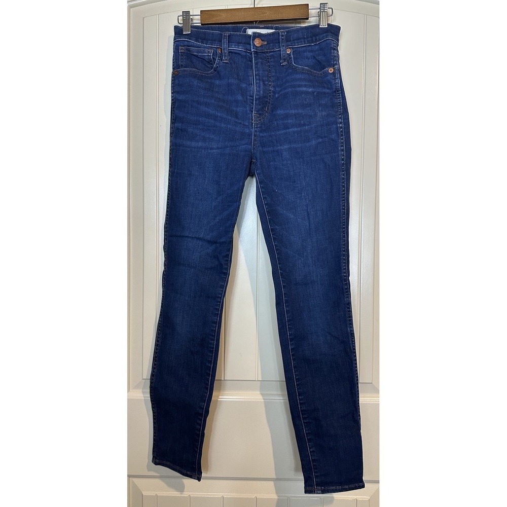 Madewell Jeans Womens 10 Inch High Rise Skinnyβ Stretch Denim Sz 27